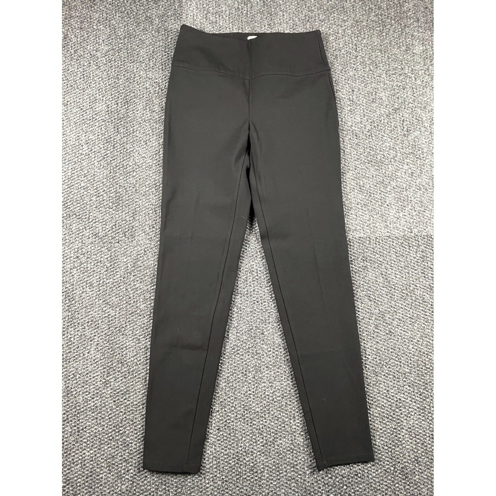 Theory Womens Black Skinny Classic Pull On Leggings Designer Minimalist Casual S